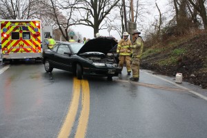 Chief 223 & Lt. Kunkel working on scene.