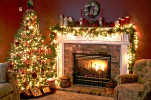 Christmas-Tree-and-Fireplace